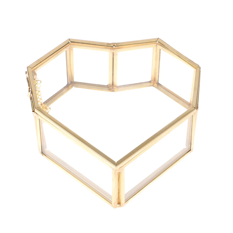 

Wedding Ring Box Storage Box Glass Terrarium Jewelry Box Glass Ring Bearer Box