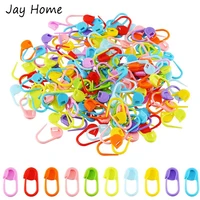 100pcs colorful knitting markers crochet clips plastic locking stitch markers diy craft weaving needle clip counter sewing tools