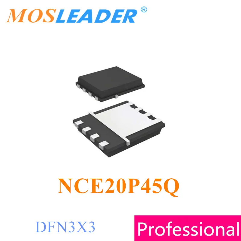 

Mosleader NCE20P45Q DFN3X3 100PCS 500PCS 1000PCS P-Channel 19V 45A Chinese High quality Mosfets