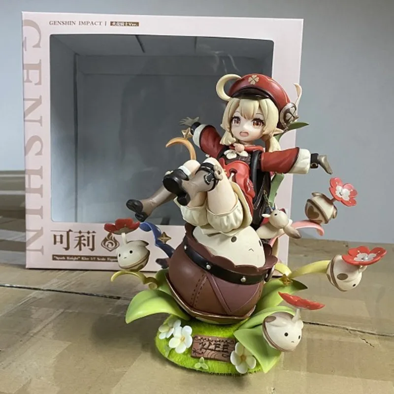 Genshin-figura de acci&oacute;n de PVC de 17cm, modelo de colecci&oacute;n de Klee, Hibana Knight Ver Girl, 1/7-5