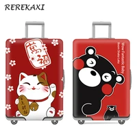 cartoon suitcase case cover elastic thicken luggage protective covers 18 32inch trolley baggage dust cover travel accessories