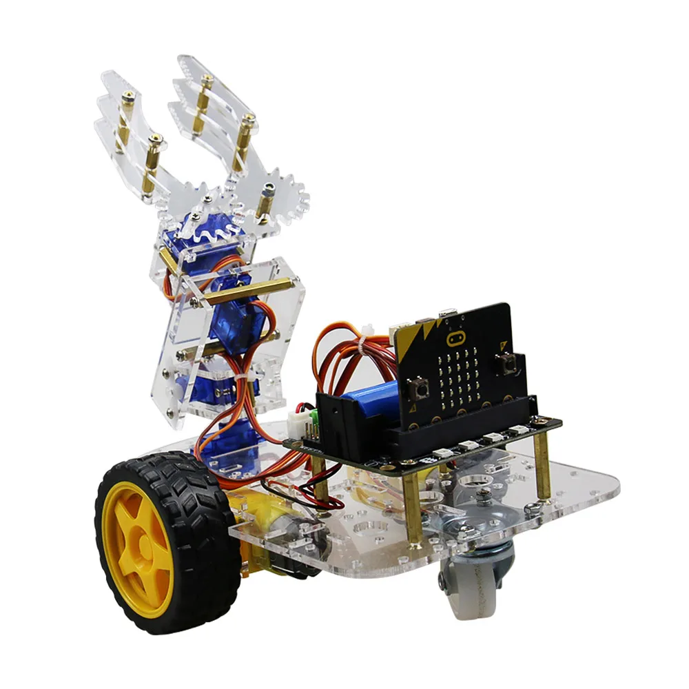 Микро: бит механическая рука робота автомобиля DIY Kit с BT поддержкой графического