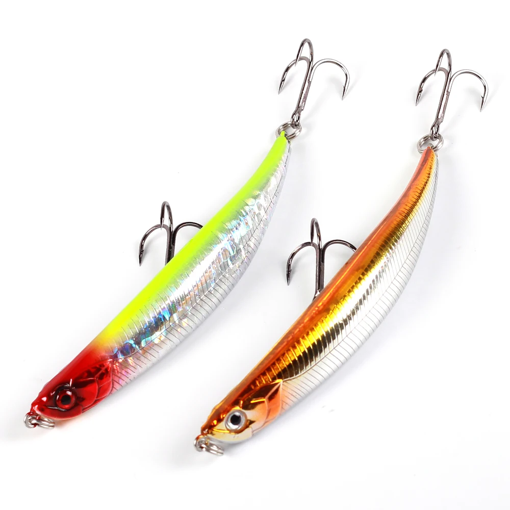 Bent Minnow Hard Bait 86mm 7g 106mm 10.3g Floating Depth 0.5m 0.8mDying Minnow Lure Wobbler Bass Pike