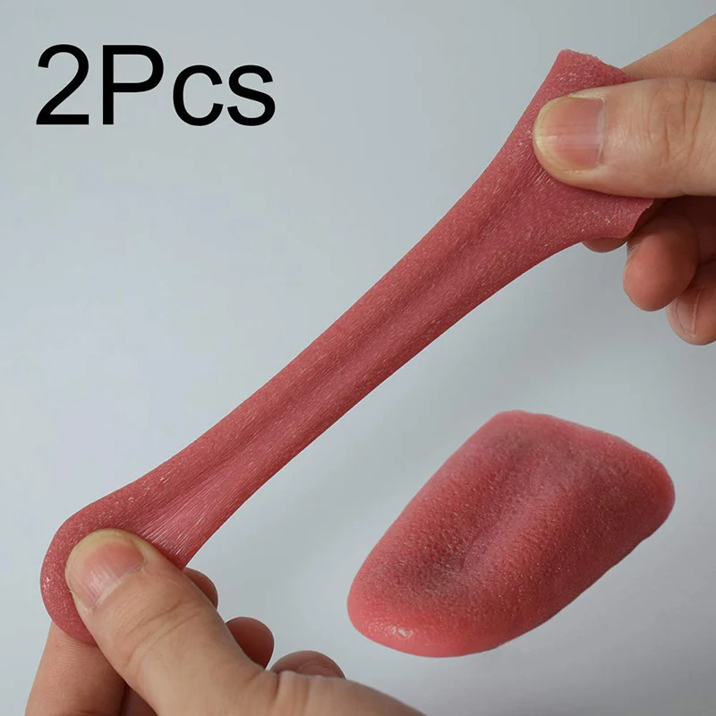 2 шт. поддельный язык ложный ужасный Prop трюки игрушки реалистичный