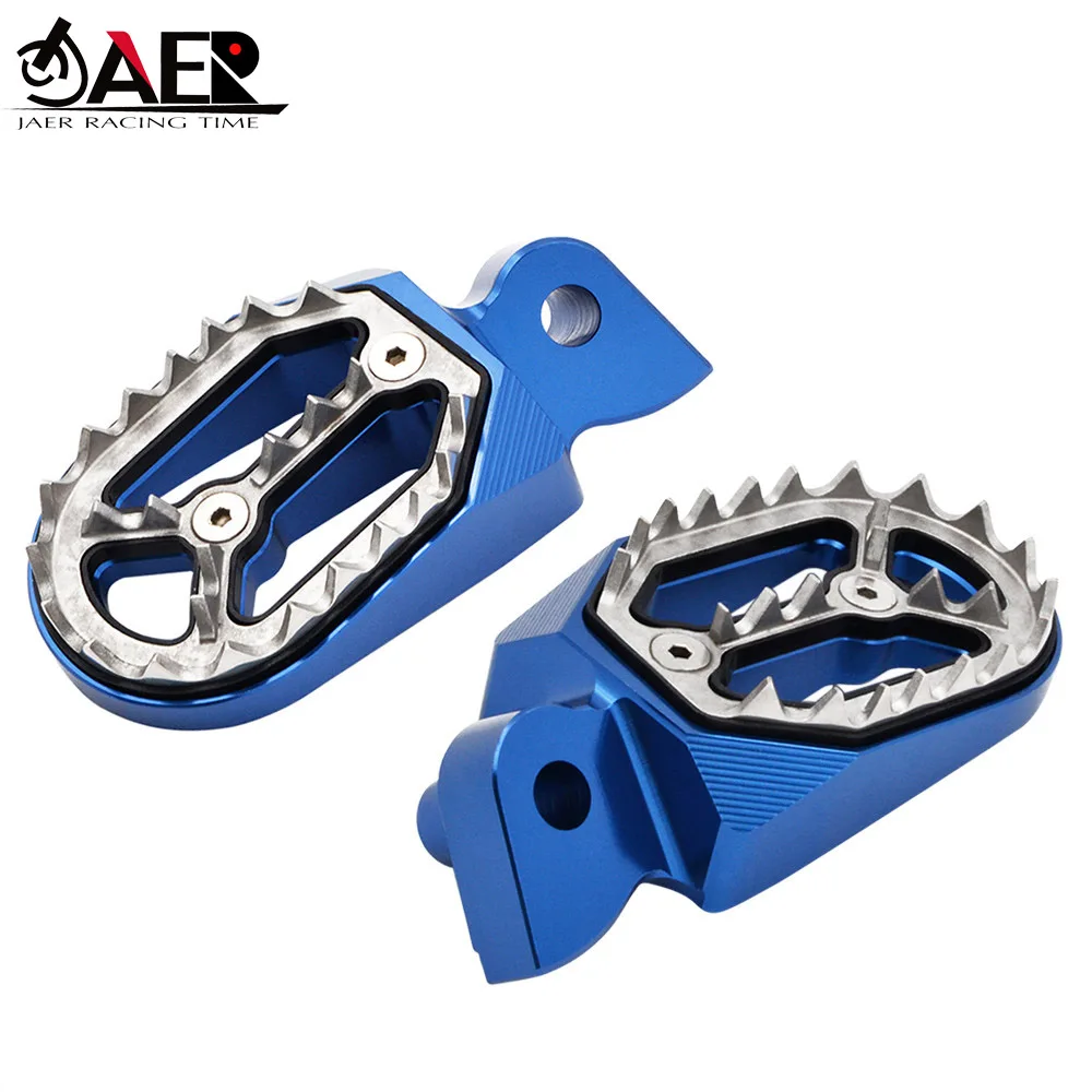 

Dirt Pit Bike руль Fatbar для ЧПУ анти-скольжения стопы Подножка для ног Yamaha YZ85 125 250 YZ WR250F 1999-2015 YZ450F 2004-216