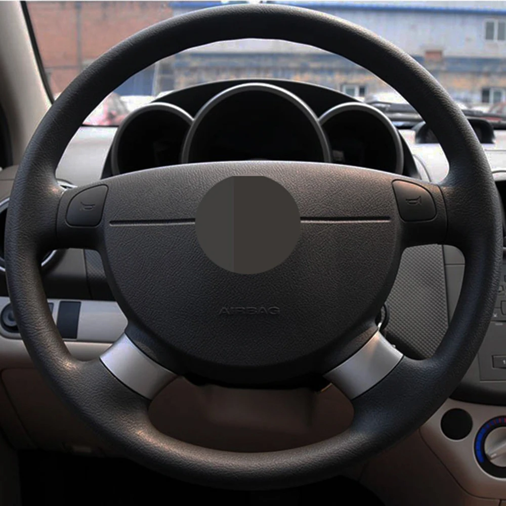 car steering wheel cover artificial leather for chevrolet aveo lova buick excelle daewoo gentra 2013 2015 lacetti 2006 2012 free global shipping