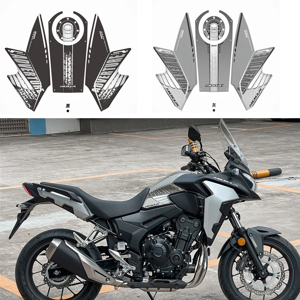 

Боковые наклейки CB400X 3D из углеродного волокна, наклейка на бак, наклейка на газовое масло, аксессуары для украшения мотоциклов Honda cb 400 x cb 400x