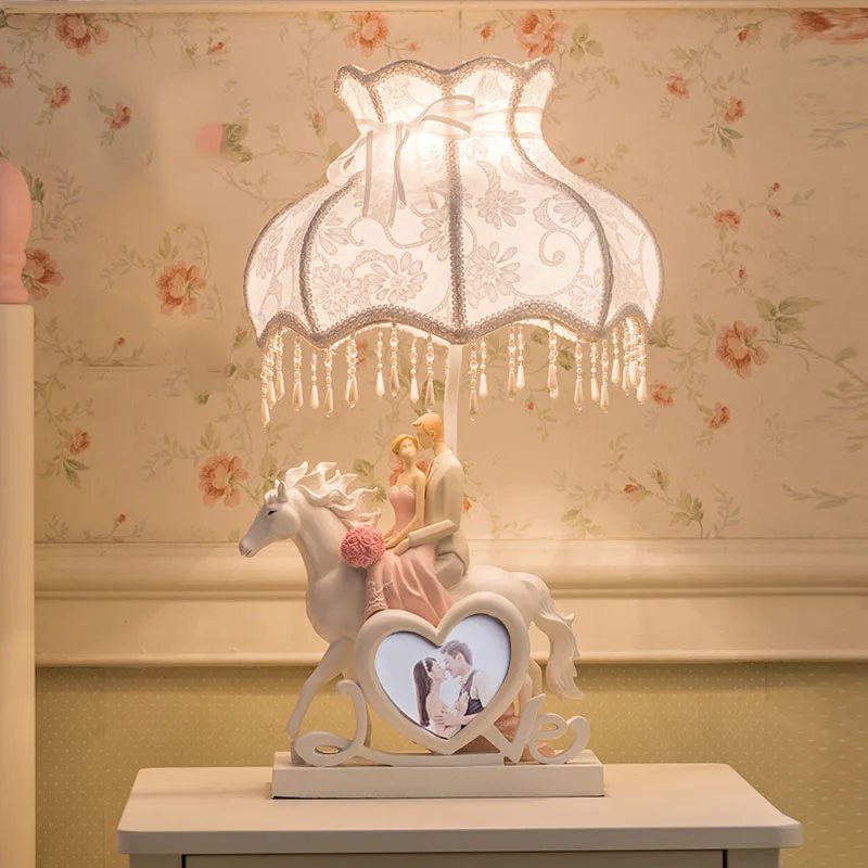 Современная Скандинавская креативная романтическая настольная лампа