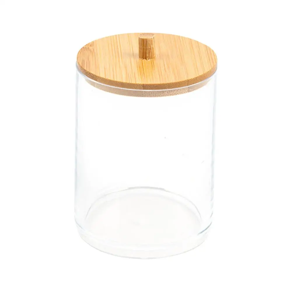 Держатель-диспенсер Qtip с зернистой прозрачной емкостью для аптеки контейнер