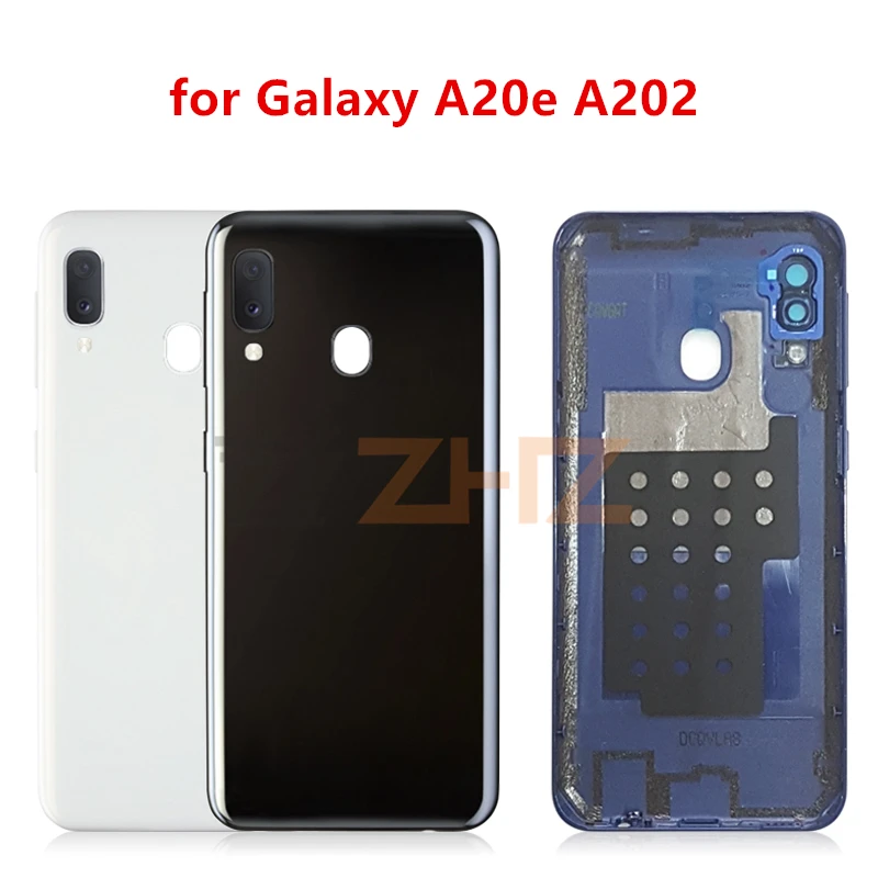 Для SAMSUNG Galaxy A20e A202 задняя крышка батарейного отсека пластиковая мягкая Корпус