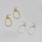 Женские серьги-гвоздики простая Капля воды, модные ювелирные украшения для пирсинга, 2021