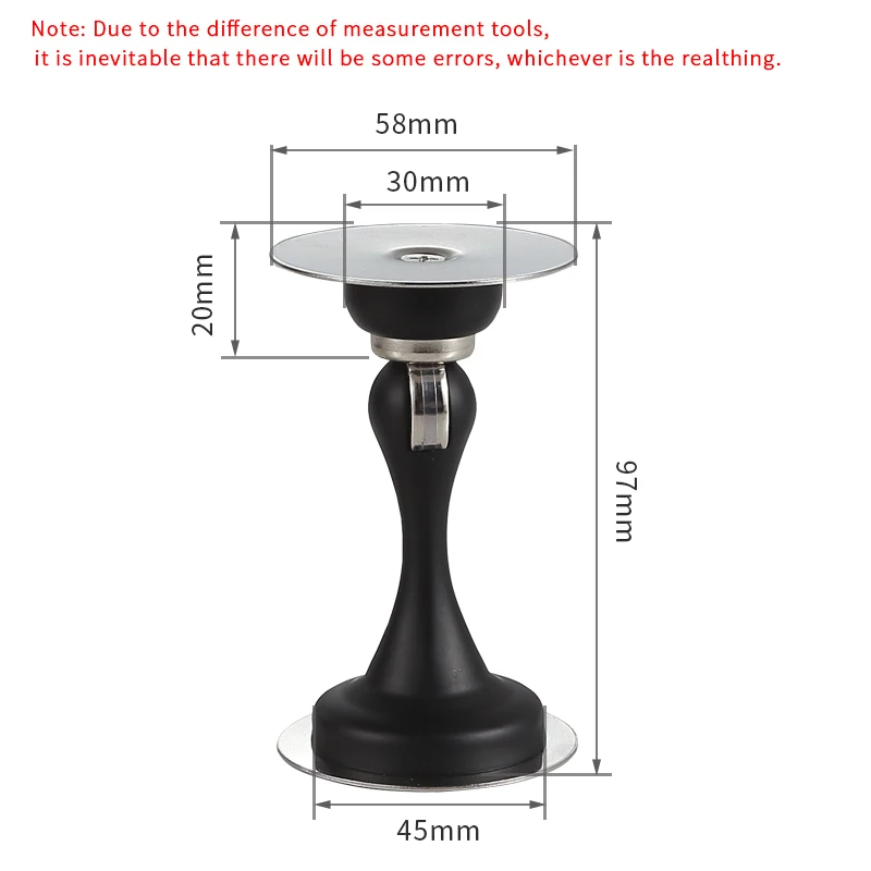 Всасывающая дверь из нержавеющей стали с бесплатным отверстием стопор для двери