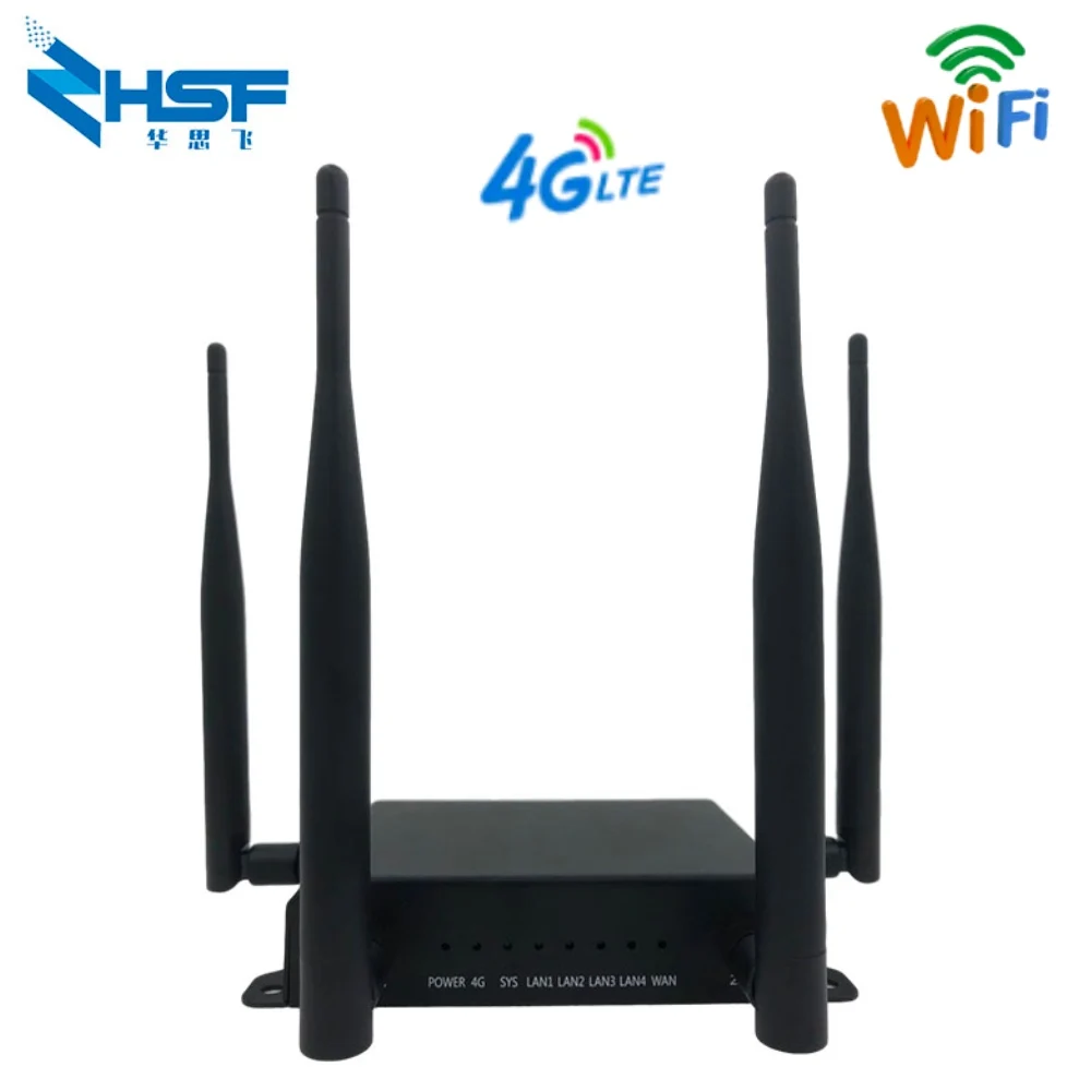HUASIFEI разблокированный 300 Мбит/с LTE промышленный Wi Fi роутер 3G 4G стандартный разъем