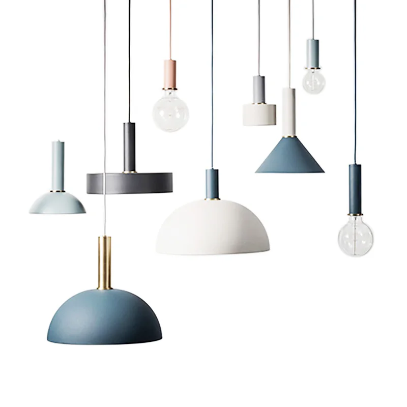 

Modern loft pendant light Simple Multicolor DIY hanging lamp for Dining room kitchen living room corridor luminaire suspension