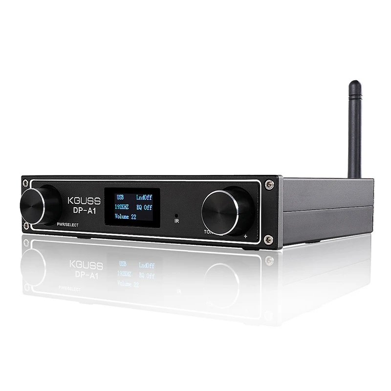 Kguss Dp A1 Hifi Digital усилитель звука Bluetooth Csr64215 4 2/Usb/Fiber/Coax/Aux вход 24Bit 192Khz 120W X 2