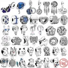 Бусины-подвески Ловец снов для мальчиков и девочек, из серебра 925 пробы, с пером, медведем, лисой, звездами, Луной