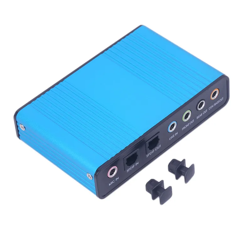 Внешняя звуковая карта USB 6 Каналов 5,1/7,1 адаптер окружающего звука аудио USB 2,0 оптическая Звуковая карта адаптер для ПК ноутбука рабочего стола