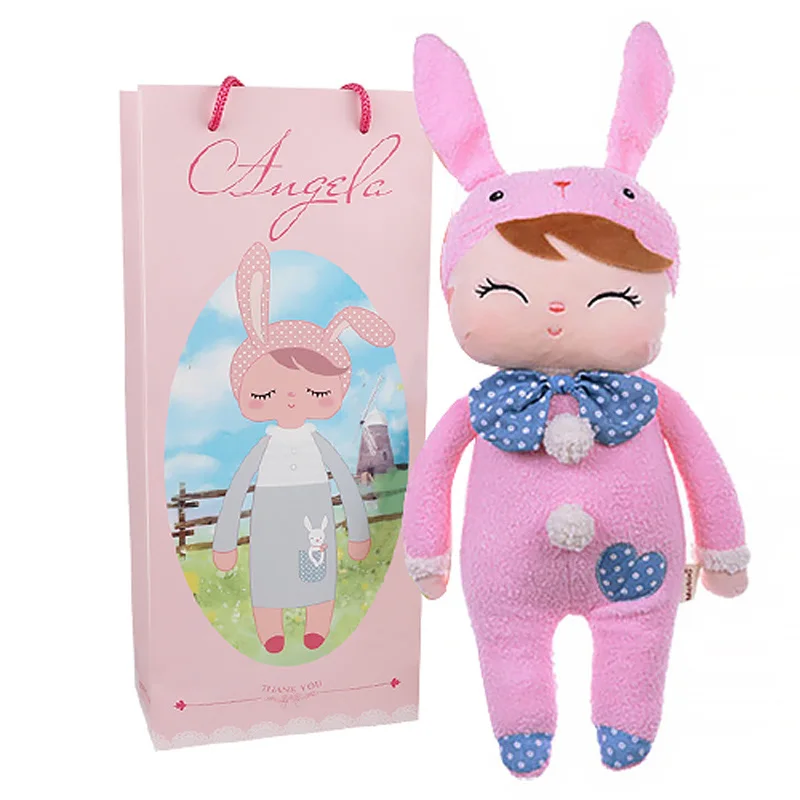 5box В коробке Metoo Кукла Kawaii плюшевая Мягкая Плюшевая Игрушка Животные детские игрушки для девочек и мальчиков на день рождения Рождество Кролик Анжела - Цвет: 5box