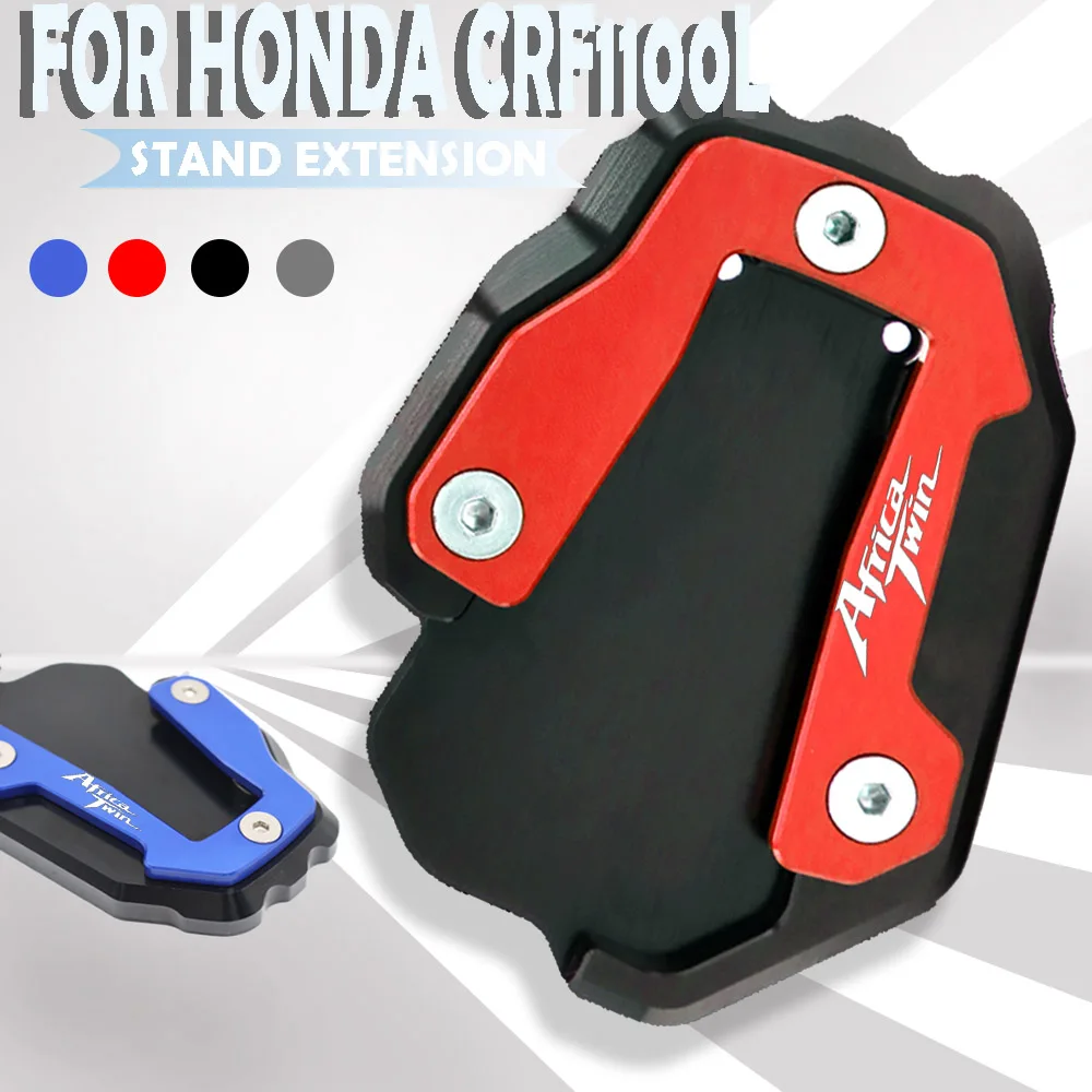 

Motorcycle Kickstand Foot For Honda CRF1100L CRF1000L Africa Twin CRF 1100L CRF1000 L Side Stand Extension Pad Support Plate