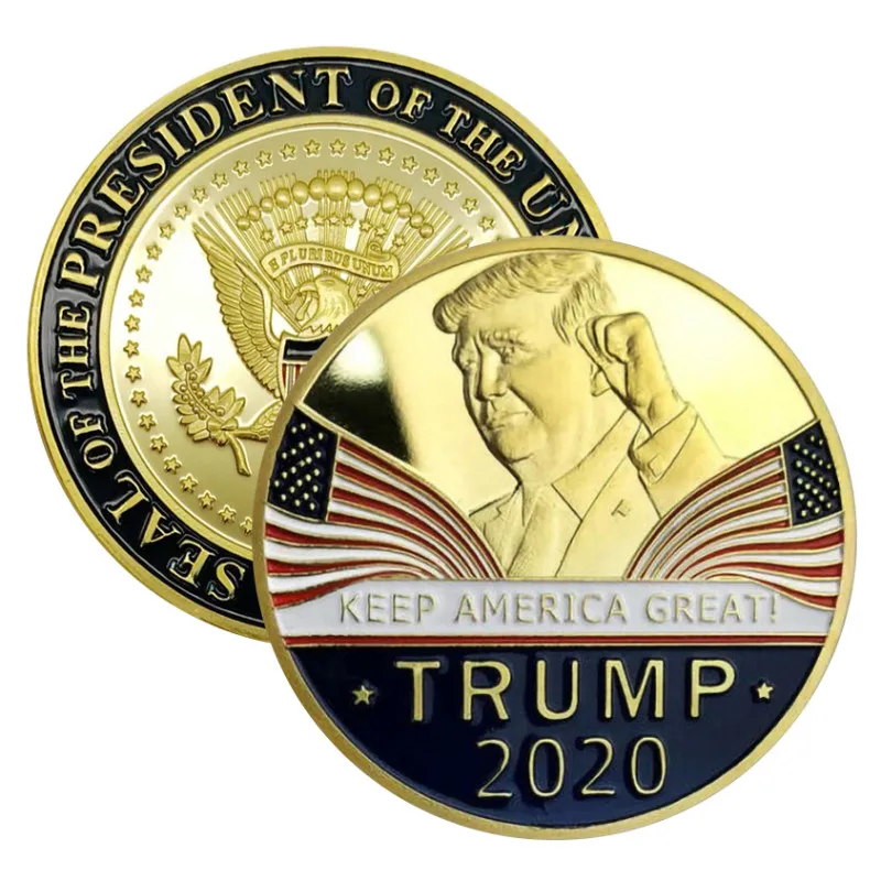 В настоящее время президент США Монета 2020 речи ремесла металлическая памятная