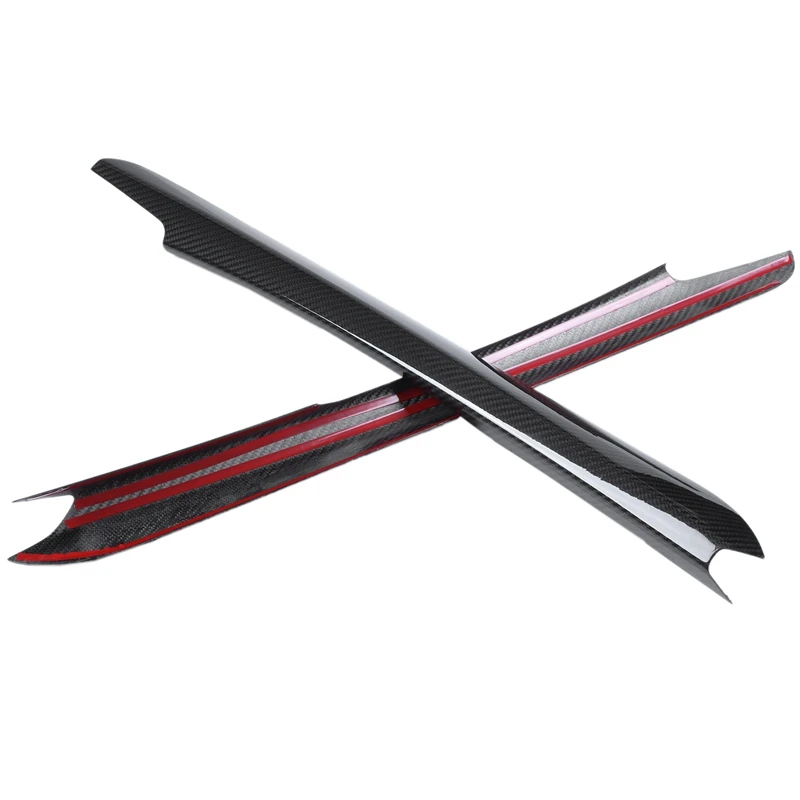 

2Pcs Real Carbon Fiber Car Center Decoration Trim for Bmw X5 F15 X6 F16 2014-2018 Accessories