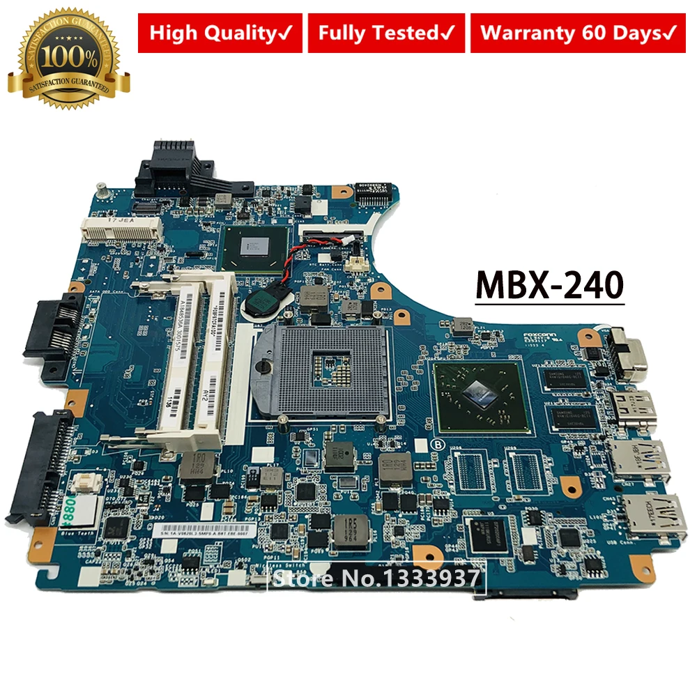 Материнская плата A1848536A подходит для Sony Vaio VPCCB3P1E rPGA 988B MBX 240 ноутбука v061 rev 1