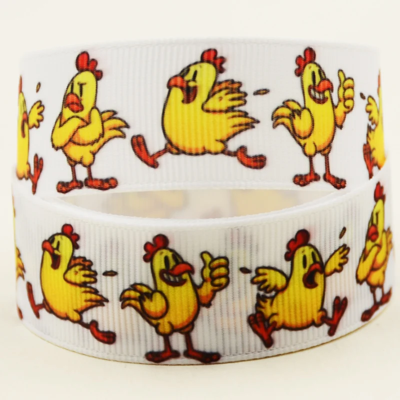 

Репсовая лента с рисунком курицы, 22 мм, 25 мм, 38 мм, 75 мм, 10 ярдов