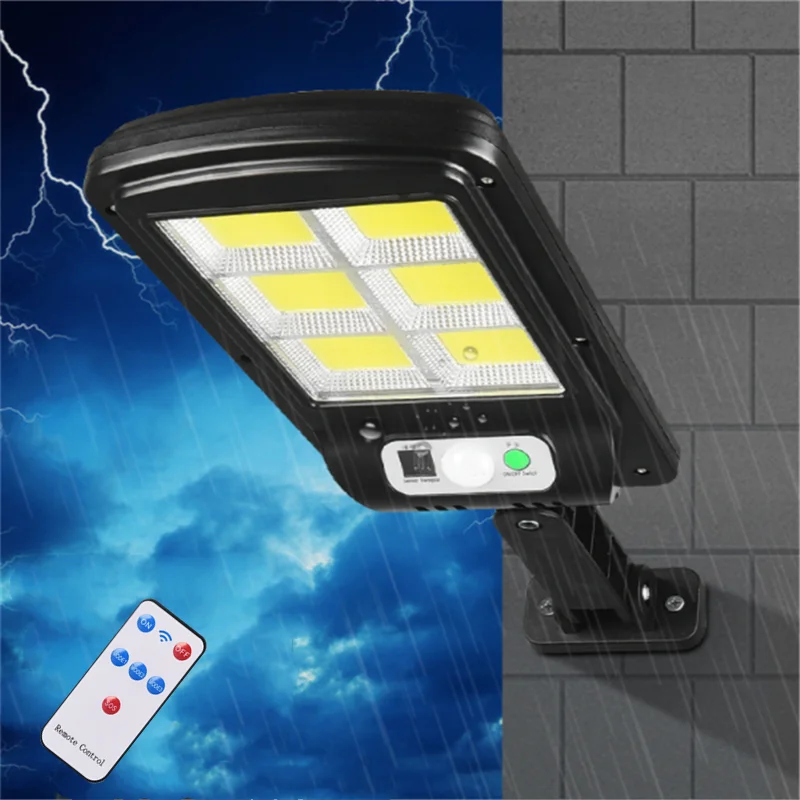 

Solar Street Lights Outdoor Solar Lamp with 3 Light Mode Waterproof Motion Sensor Security Lighting for Garden Patio Path Yard