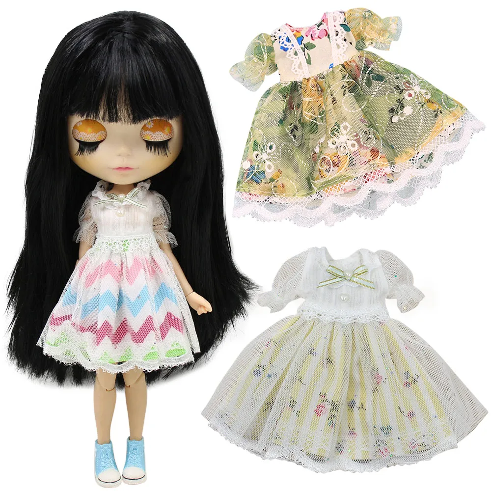 Наряды для куклы ICY DBS Blyth кружевное платье костюм 1/6 BJD azone S Ob24 аниме девочки|blythe doll