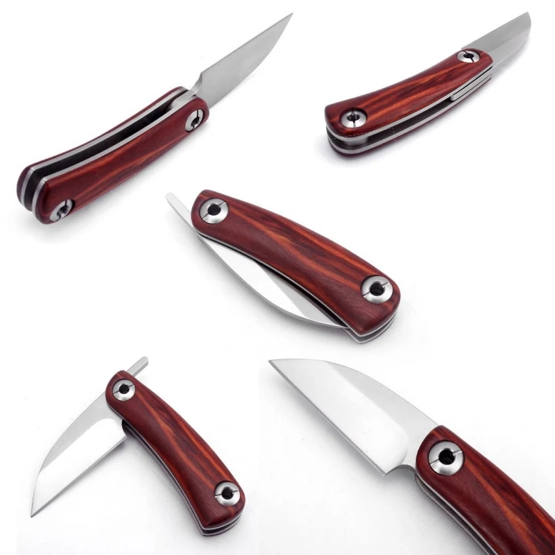 Нож для очистки овощей складной нож из нержавеющей стали кемпинга барбекю