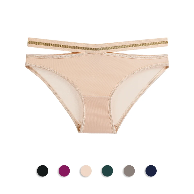 6pcs Seamless Panties Underwear For Woman Sexy Thongs Women's Lingerie Bikini Sports Female Ice Silk Woman Intimates BANNIROU