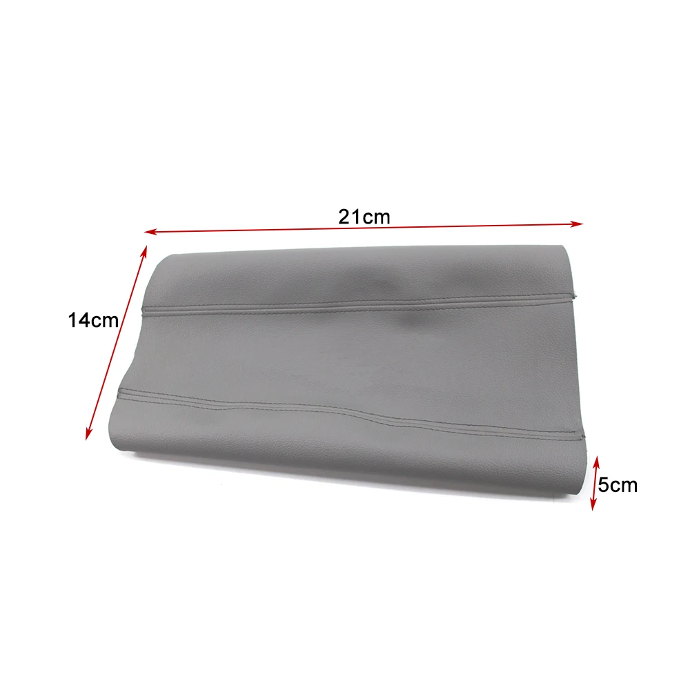 Крышка подлокотника автомобиля серая кожаная крышка центральной консоли замена