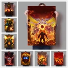 Постер игры DOOM, Картина на холсте из аниме для обучения, красочные настенные художественные принты, картина для детской комнаты, игровой комнаты, домашний декор