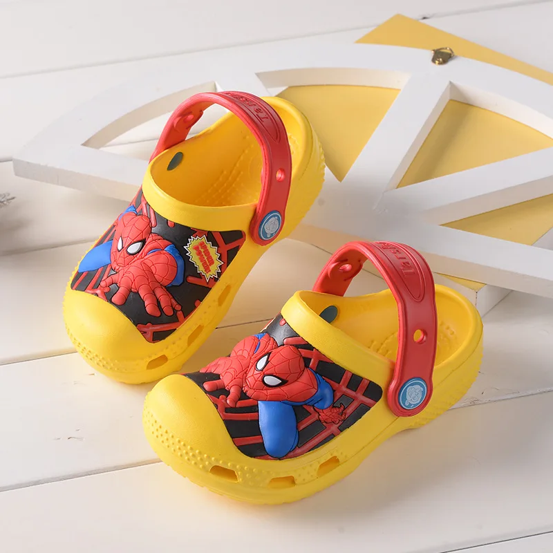 Шлепанцы детские из ЭВА Нескользящие дышащие летняя пляжная обувь для мальчиков