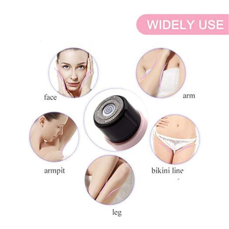 Mini Hair Remover for Face Lip Arm Armpit Leg Bikini Eyebrow Body Facial Removal Depilation New Portable Home Used Machine | Красота и