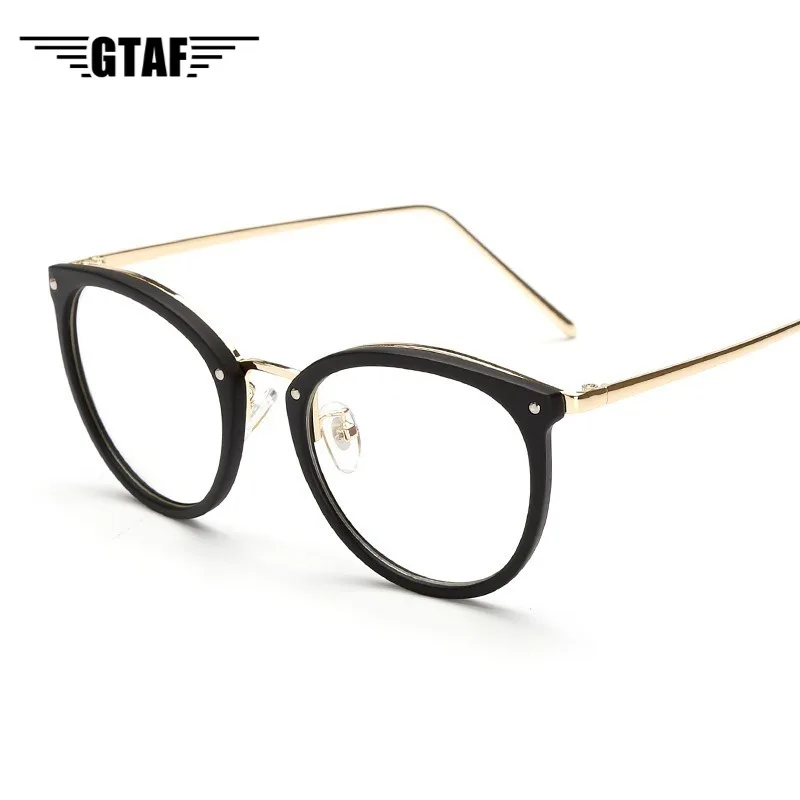 

Women's 2020 Fashion Eyeglasses Frame Oversized Cat Eye Glasses Frame Clear Lens Eyeglass Black Frame Reading Glasses UV400