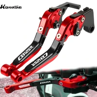 for honda cb125r 2018 2019 motorcycle adjustable extendable folding brake clutch levers aliuminum cb 125r 2018 2019 with logo