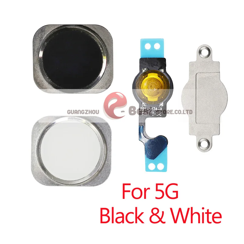1 шт. кнопка Home с гибким кабелем для iPhone 5 5C 5S 6 6plus 6s Plus 8 7 7 plus кнопка Home Flex в сборе