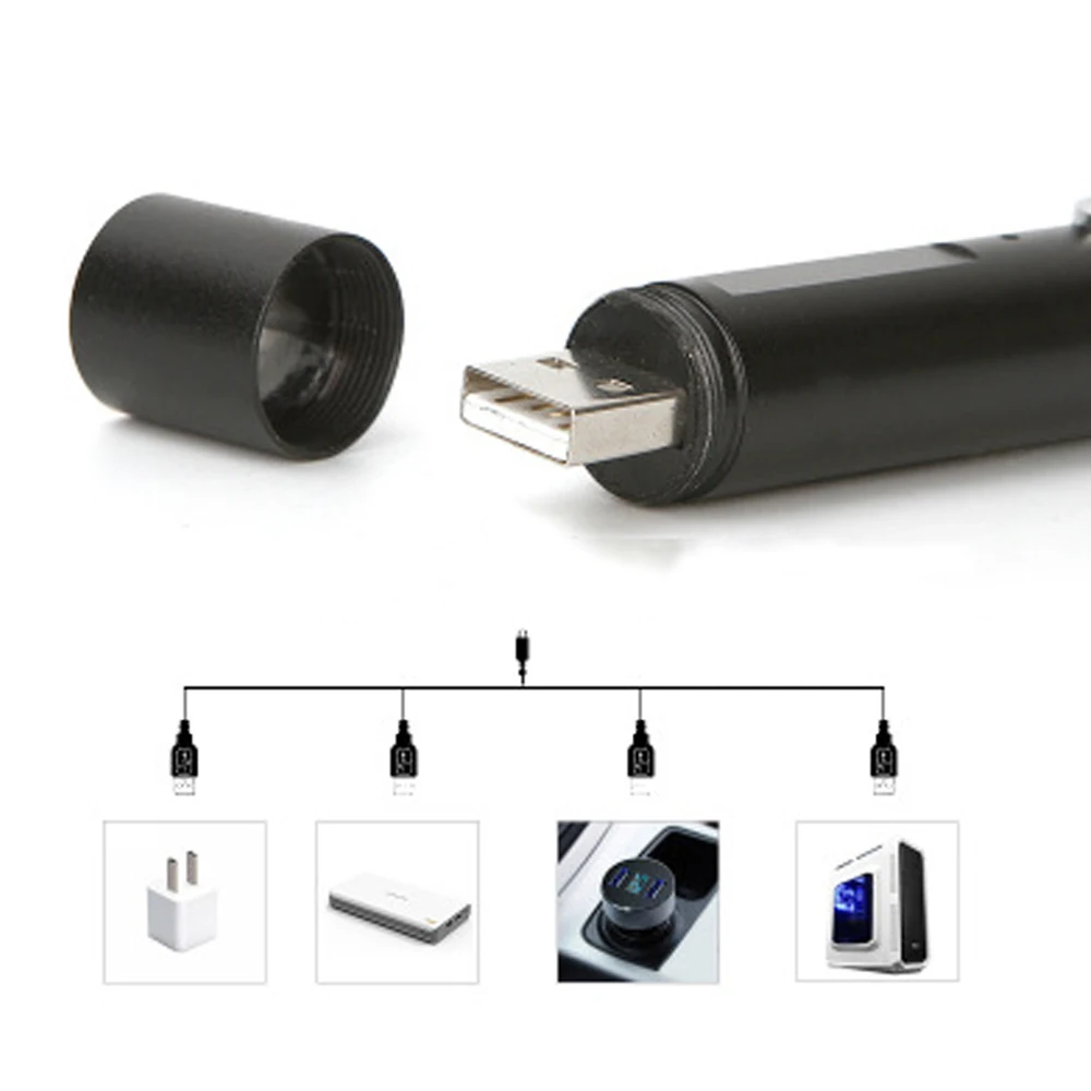 Маленький зеленый лазер указатель USB зарядка высокая мощность 5 мВт портативная