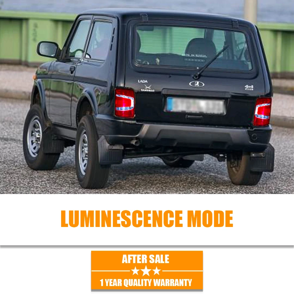 Дымчатый/красный для Лада Нива 4x4 Автомобильный Стайлинг задний светильник s светодиодный задний светильник светодиодный задний фонарь реле DRL+ тормоз+ Реверсивный+ сигнальный светильник