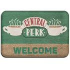 Классический Коврик для входной двери для друзей для ванной и кухни, новый фланелевый напольный ковер для ТВ-шоу для друзей, резиновый коврик для входной двери, Рождество