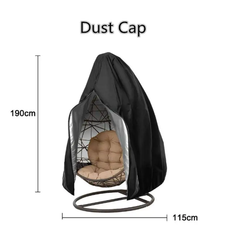 

Outdoor Swing Chair Eggshell Dust Cover Hanging Swing Chair Cover Dustproof Waterproof UV Protection Cover With Zipper In The Mi
