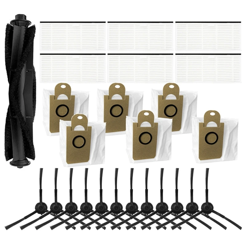 

Main Brush Dust Bags Side Brush Hepa Filter Parts for XIAOMI VIOMI S9 Robot Vacuum Cleaner Accessories
