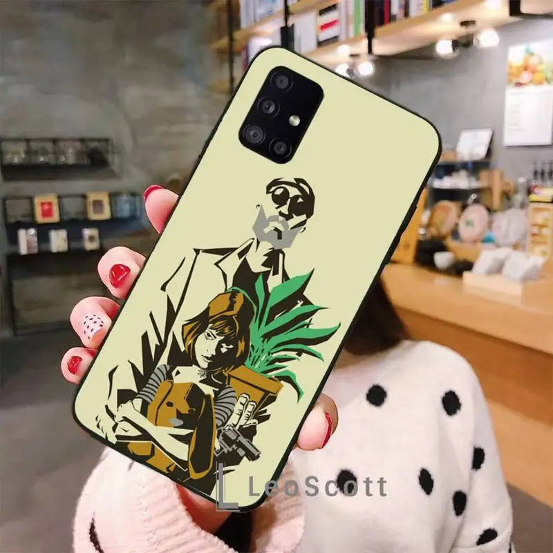 

Leon Matilda Natalie Portman Phone Case for samsung galaxy s21 s20 fe s10 s9 s8 s30 note 20 10 ultra plus pro lite 5G funda