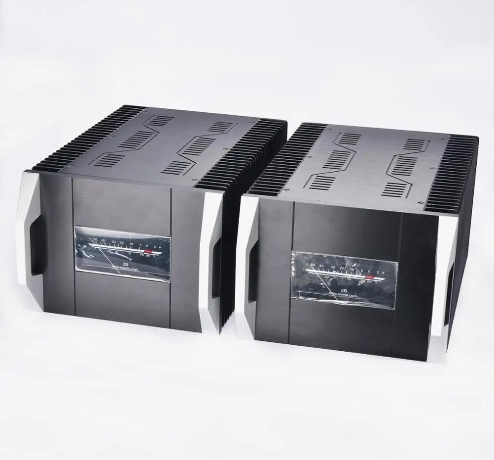 1 пара MC2620 Алюминиевый Чехол моно аудио корпус сплит корпус усилителя класса A усилитель мощности 260*200*363 мм