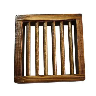 Деревянный натуральный бамбук мыло поднос для посуды держатель хранения стойки