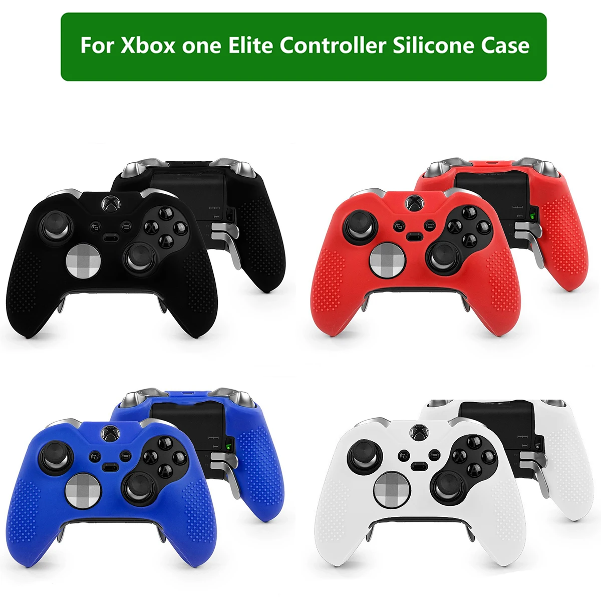 SOONHUA Silicone Soft Skin Gamepad Protective Case Cover Joystick Premium Protector for Xbox One Elite Controller | Электроника