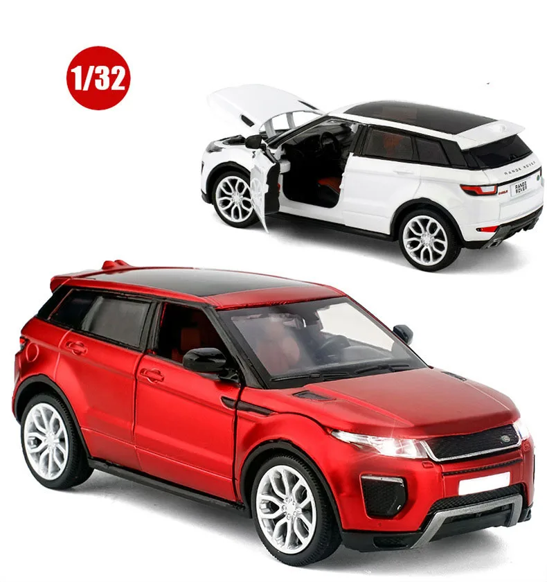 Масштаб 1:32 1:36 SUV Evoque Лицензионная модель автомобиля из сплава Роскошная