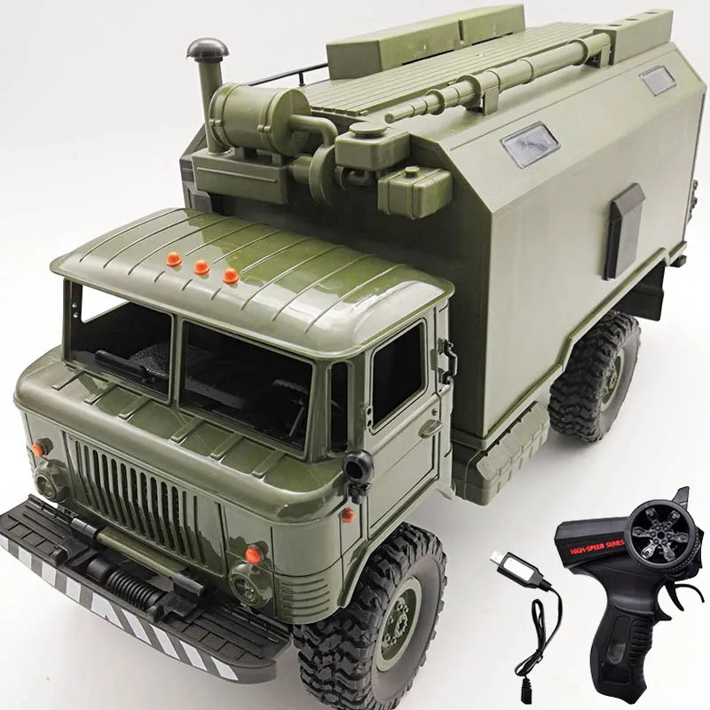 WPL B24 ZH 1/16 Радиоуправляемый Военный автомобиль 2 4G 4WD военный гоночный
