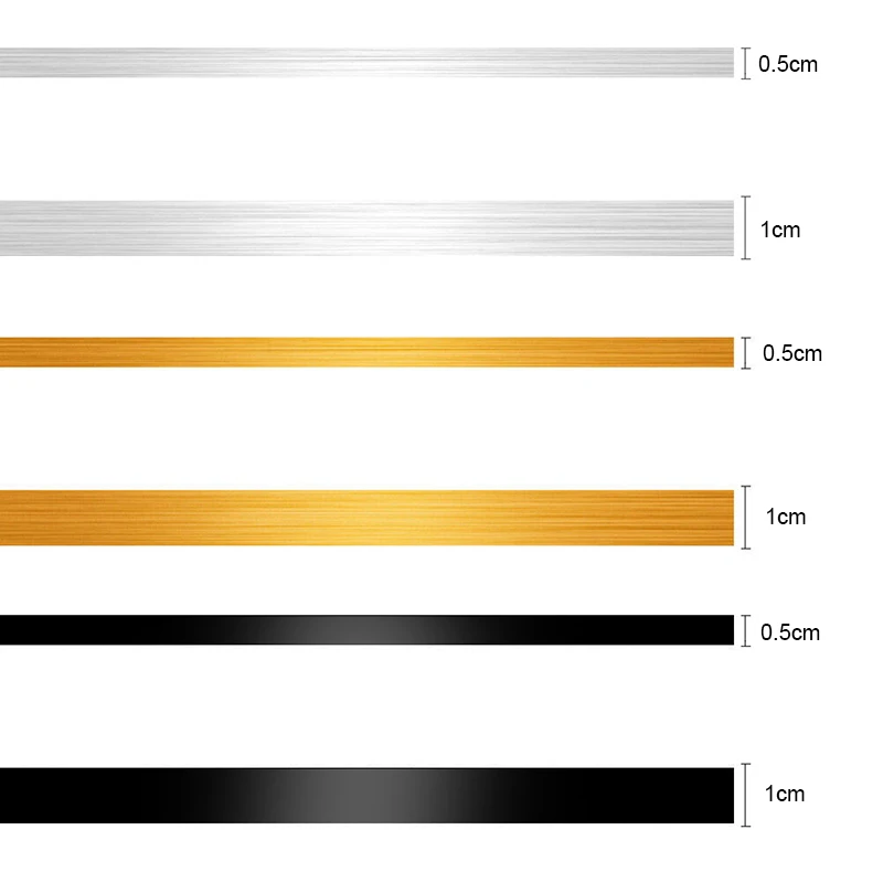 50 м серебро Керамика плитка полиэстер с защитой от разрыва лента декоративная